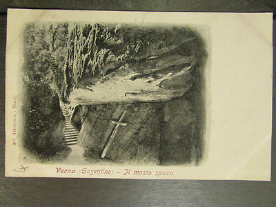 Postcard Italy Italy Verna Casentino Il Masso Spicco *