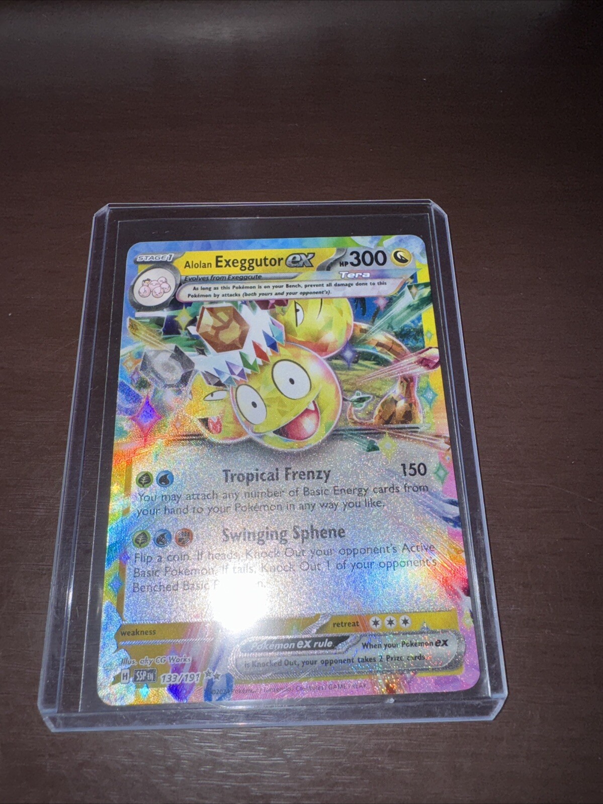 Alolan Exeggutor ex 133/191 Sv08: Surging Sparks Holo