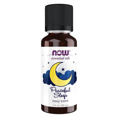 NOW FOODS Peaceful Sleep Oil Blend 1 fl oz