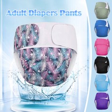 Adult Diapers Pant Washable Reusable Elderly Cloth Leak Proof Diapers Panties.