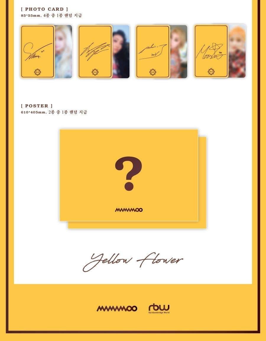 MAMAMOO Yellow Flower 未開封 Mamamoo 6th Mini Album Yellow