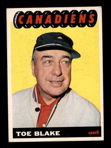 Toe Blake #1 1965 Topps card