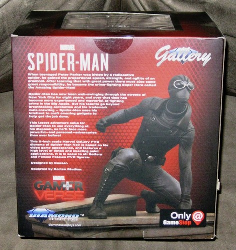 Marvel Gamerverse Gallery Spider-Man Noir PVC Diorama Statue Gamestop Exclusive - Bild 5 von 6