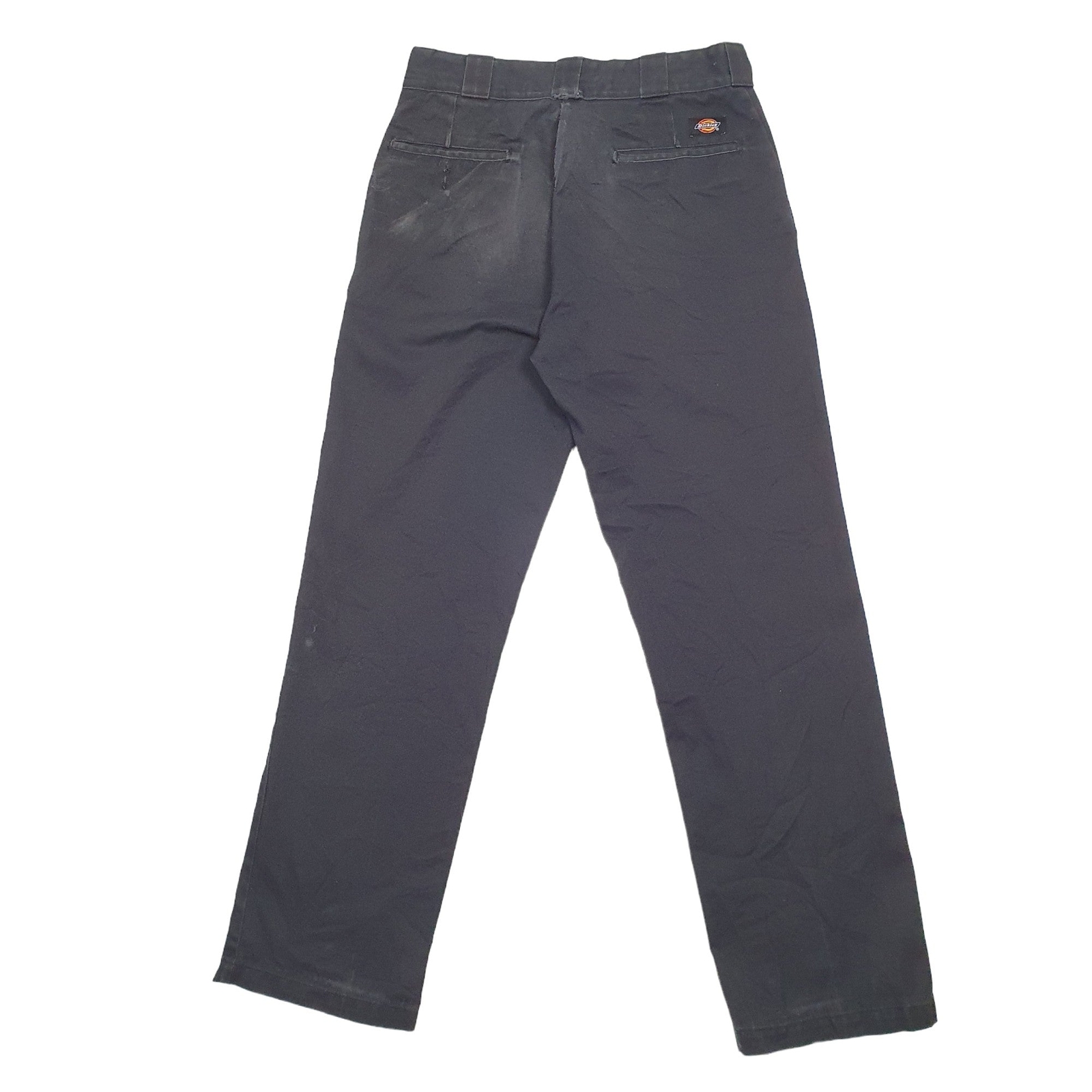 DICKIES Chino Trousers Cotton Black Mens W31 L31 image 3