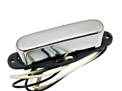 Set Pickup Single Coil Artec TRC Per Chitarra Elettrica Telecaster - Manico E Ponte, Nero E Cromato