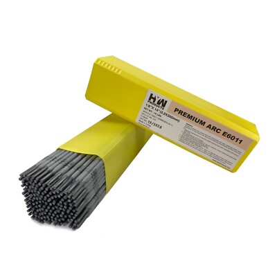 E6011 1/8'' Premium Arc Welding Rods Carbon Steel Electrode 10 lb Box