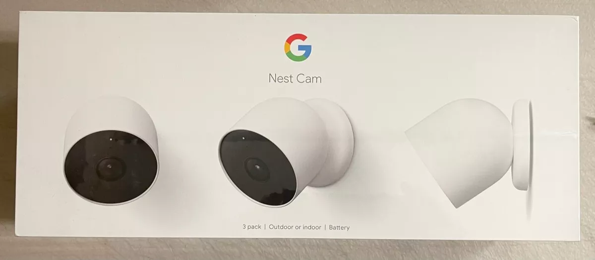 3 Pack Google Nest Cam Battery Outdoor Or Indoor Wireless Security Camera