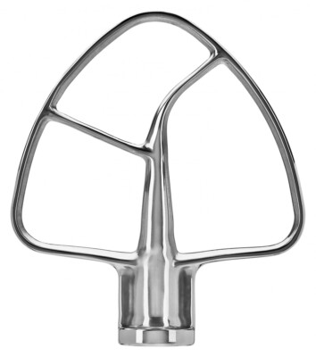 KitchenAid edelstahl Flachrührer 5KSM5THFBSS für Artisan & Classic (Neu)