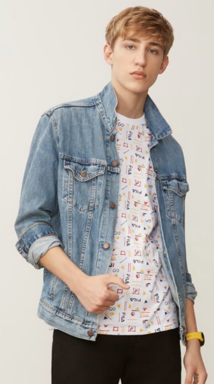 T SHIRT UOMO FILA ALFIE GIROCOLLO MANICA CORTA TAGLIA XXL TENNIS ANNI '90 LM1835AJ