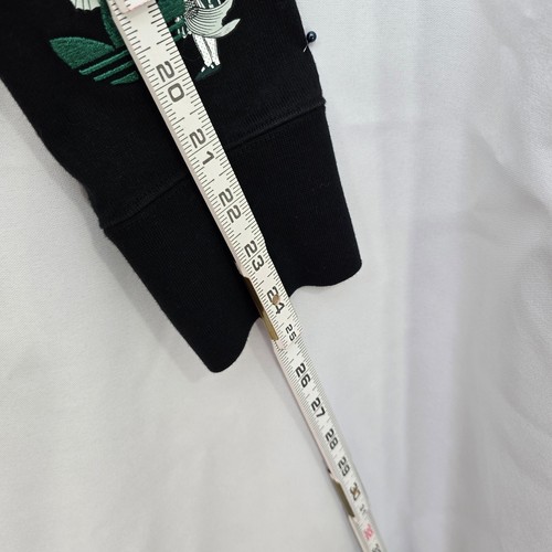 Adidas Reiichi Tanaami Collab Graphic Print Long Sleeve Polo Shirt Top Black - Picture 9 of 13