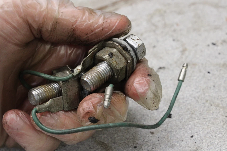 1972 Honda CL450 скремблер фары крепления основания N8-2533.gl - Изображение 3 из 4