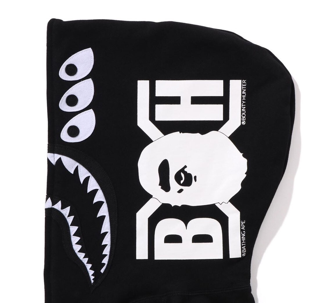 A BATHNIG APE Men's BAPE x BOUNTY HUNTER MAD SHARK FULL ZIP A BATHNIG APE Men's BAPE x BOUNTY HUNTER MAD SHARK FULL ZIP