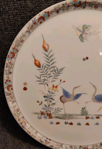 Grand Plat Porcelaine Limoges Décor "Kakiemon" Réplique Chantilly 18e , Gâteau - Imagen 4 de 14