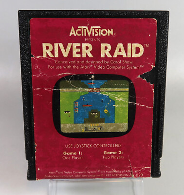 Atari 2600: RIVER RAID Cartridge by Activision- Tested & WORKS