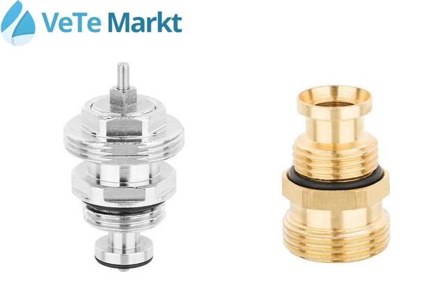 5 Stück Fußbodenheizungskrümmer M30x1.5 - Rücklaufstift Ventilkern Für Verteiler