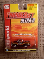 Auto World Thunderjet R34 1970 Chevrolet Baja Blazer Black HO Slot Car