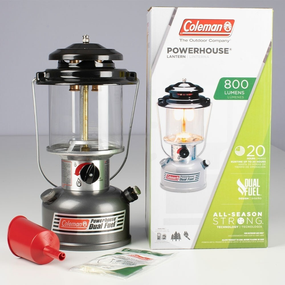 コールマン　ランタン Powerhouse Lantern 800ルーメン Amazon.com: Coleman Powerhouse Dual Fuel Lantern Shines up