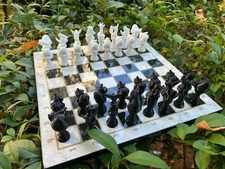 Pokemon Chess Set w Pokemon Pieces with Board - Handmade 3D Anime Chess Set