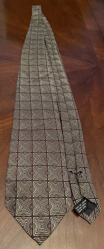 Cravatta da collo uomo vintage Jhane Barnes 100% seta made in Japan - Foto 3 di 9