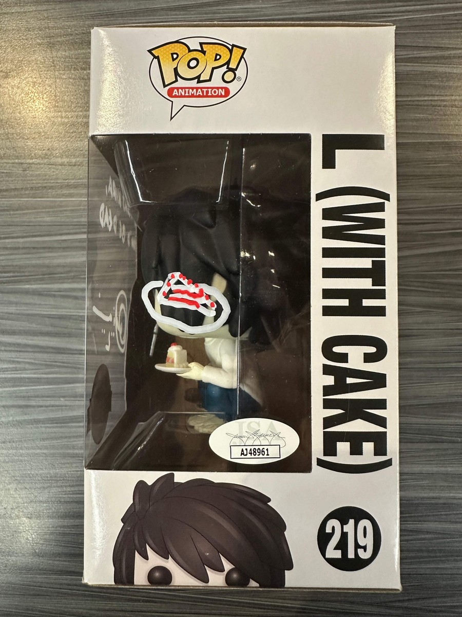 コミック・アニメ Funko Pop Death Note L with Cake Funko Pop Death Note Figure - L (With Cake) Hot Topic