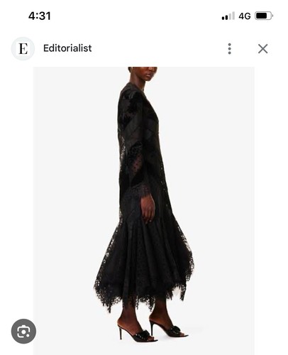 Zimmermann Eden V Neck Spliced Gown Dress - New With Tags - Bild 5 von 12