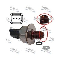 Sensor Kraftstoffdruck Sidat 81.104 FüR Alfa Romeo Audi Bmw CitroëN Dodge Fiat
