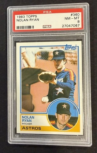 1983 Topps - Nolan Ryan #360 PSA 8