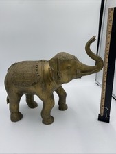 Large Brass Elephant