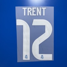 Trent Arnold 25-26 Real Madrid Player Size Nameset Name Number ID Print