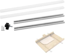 DIY Crosscut Table Saw Sled Kit with a Specific Guide Booklet to Build Your Own