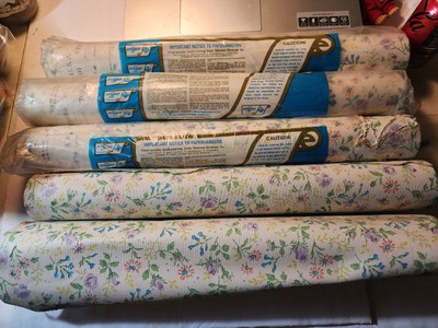  Thomas Strahan Co. VF9058 07 USA  WallPaper 5 rolls Vinyl-Acrylic  Colorful