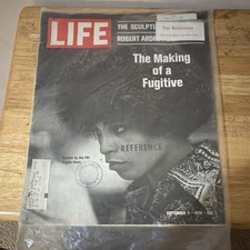 Life Magazine September 11, 1970 Angela Davis Fugitive Vince Lombardi Movies