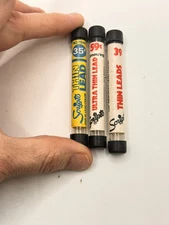 Antique Scripto Thin Lead Refill Packs Set of 3 Vintage Advertising