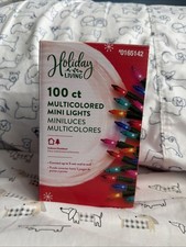 Holiday Living 100ct Multicolored Mini String Lights Green Wire