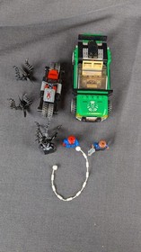 76004 LEGO Complete Marvel Super Heroes Spider-Man Cycle Chase complete retired