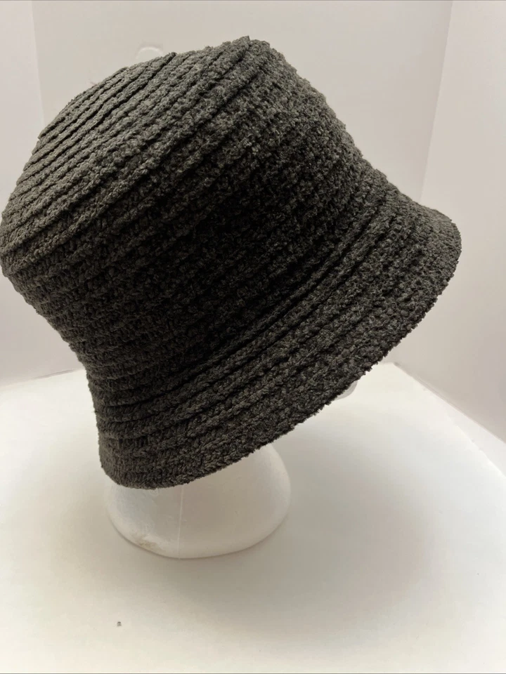 Винтажная шляпа Betmar New York из акриловой смеси черная свернутая с полями богемная шапка-ведро - Изображение 4 из 4