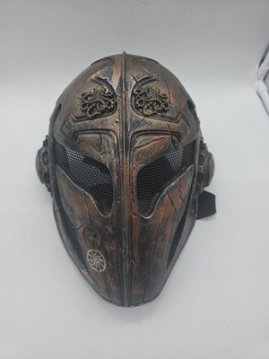 Gold Paintball  Knights Full Face Protection Templar Mask