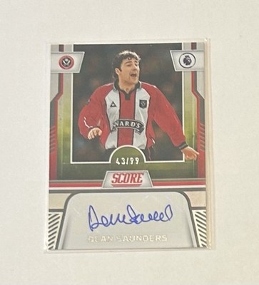 Dean Saunders Auto /99 2023-24 Panini Score Premier League Sheffield United