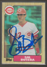 Autographed 1987 Topps Sal Butera - Reds