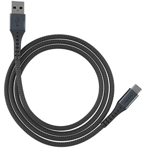 ChargeSync Braided Alloy USB Type-C Cable | USB A-C Charging Cord Fast Chargi... - Image 3 of 4