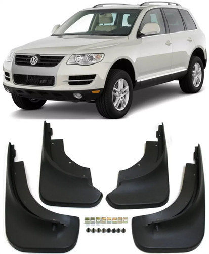 New Genuine Full Set Splash Guards Mud Flaps Fender For VW 2004-2010 Touareg
