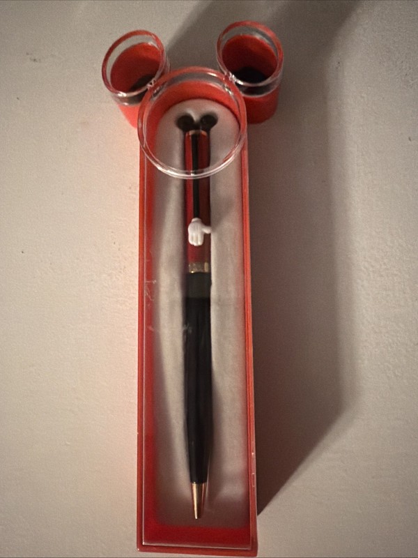 Vintage Mickey & Co Disney MICKEY MOUSE Colibri Pen Black And Red