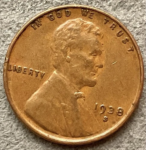1938-S   Lincoln Wheat Cent - [XF EF] Extremely Fine - High Grade ~ B967