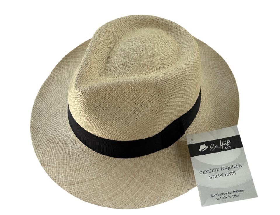 Genuine Panama Hat, 100% Toquilla Straw, Handwovwn in Ecuador, C
