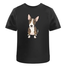 'Sitting Bull Terrier' Unisex T-Shirt -  100% Cotton (S-XXL) (TA053710)
