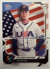 Pete Crow-Armstrong 2026 Topps Now #USA08 Team USA World Baseball Classic Cubs