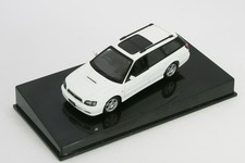 AUTOart 1/43 Subaru Legacy Touring Wagon GT-B 1999 White Model Car New