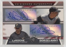 2007 Topps Co-Signers Adam LaRoche Tom Gorzelanny #CS-LG Auto 0j4n