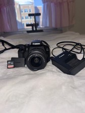 Canon EOS 2000D Digital SLR Camera 18-55mm Lens Wi-Fi Auto Focus Flash Black