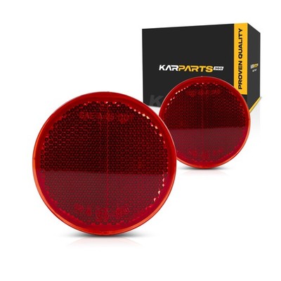 For Toyota Sienna 2011-2020 Bumper Reflector Driver Passenger Side Pair CAPA